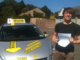 Jack guildford happy with think driving school